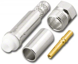 FME-2412, FME Female 4 Piece Crimp Straight Jack for RG-58/U Cable - Picture 1 of 1