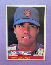 1984 Donruss Baseball Ron Darling Rated Rookie #NNO Rookie RC New York Mets