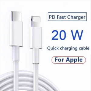 Cable de datos de carga rápida USB C a 8 pines para iPhone 14 13 Pro Max y iPad - Imagen 1 de 2