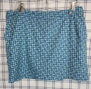 Columbia Omni-Freeze Womens Skort Blue Green Lined Active sz 12 W34" - Picture 1 of 5