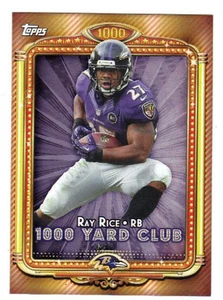 2013 Topps 1000 Yard Club Ray Rice Baltimore Ravens - Picture 1 of 1