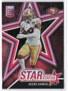 2022 Donruss Elite Deebo Samuel #SS12 Star Status Pink San Francisco 49ers - Picture 1 of 2