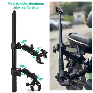 Morsetti Doppia Testa per Insta360 One X2 X3 Moto Bicicletta Doppia Clip Staffa - Foto 1 di 24