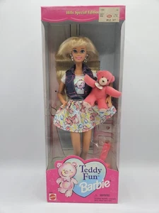 Vintage 1996 Mattel "Teddy Fun Barbie" #15684 Neu im Karton NEU kostenloser Versand  - Bild 1 von 8