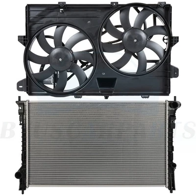 Electric Radiator Cooling Fan Kit For 2007-2015 Lincoln MKX 2014 Ford Edge - Image 1 of 4
