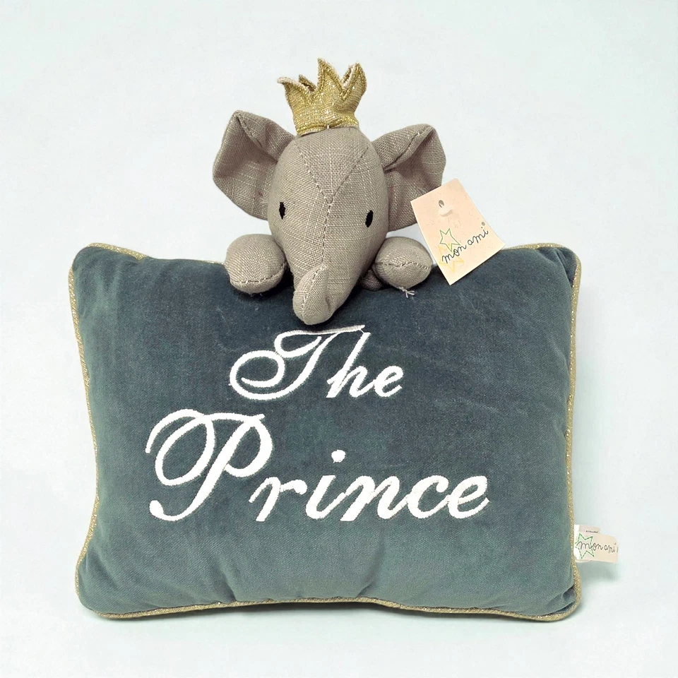 Mon Ami 8x11 Princess DESIGNER Plushaccent Pillow for Nursery or Bedroom 8 X 11