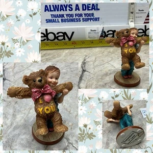 DEMDACO Expressions Of Love Figurine "I Love You So Much” 4" Tall 2002 - Picture 1 of 11