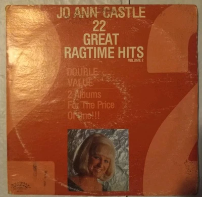 🎙 🎶 JO ANN CASTLE 22 GREAT RAGTIME HIST VOL 2  2xLP NM Ranwood Collectable See - Image 1 of 4