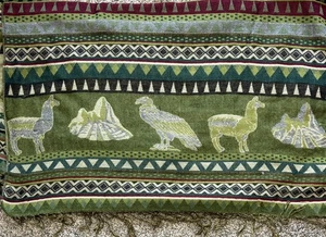 Handmade Peruvian Shawl Wrap Scarf Alpaca/Lama Condor Andean Inca 68” X 26” - Picture 1 of 4