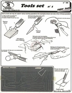 Royal Model 1/35 Modelling Tools Set No.1 (Shovel, Saw, Spatula, Cutter,etc) 066 - Picture 1 of 1