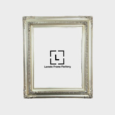 20 x 24 In Stock Ready to Ship compo ornate wood frame, silver leaf frame