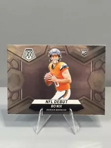 2024 mosaic football bo nix Nfl debut base rookie (RC) #271 Denver Broncos - Picture 1 of 2
