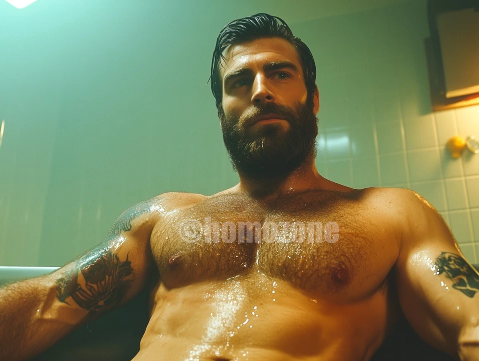 Figura gay icónica, llamativa y guapa, impresión brillante 4x6 - arte fotográfico Foto 1 de 1