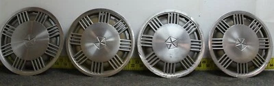 Juego de 4 tapacubos de 14" cubiertas de rueda OEM #466 1988-93 Dodge Dynasty Acclaim (2519) Foto 1 de 4