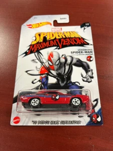 Dodge Hemi Challenger Spider-Man Max Venom #1 '70 2020 Hot Wheels Spider-Man A83 - Imagen 1 de 2