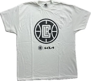 Los Angeles Clippers T Shirt Size XL Unisex SGA Playoffs Heavy Cotton White - Picture 1 of 5