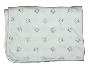 Baby Gap Creme Off White Hellbraun Sonne Sonnenschein Decke Baumwolle Sicherheit - Bild 1 von 2