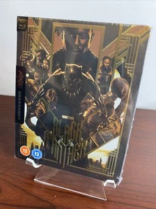 Black Panther Mondo #42 Steelbook (4K UHD+Blu-ray) Factory Sealed - Picture 1 of 8