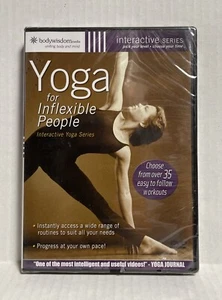 YOGA FOR INFLEXIBLE PEOPLE: Interactive Yoga Series (DVD, 2002) (BRAND NEW) - Imagen 1 de 5