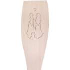Large 'Bride and Bride on Their Wedding Day' Wooden Cooking Spatula (SA00020991)