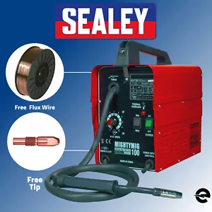 Sealey MIGHTYMIG100 Professional No Gas MIG Welder 100Amp 230V Gasless - Picture 1 of 5