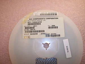 CANTIDAD (2000) 3.3uf 16V 20% "B" CASE 3528 SMD CONDENSADORES DE TÁNTALO NTCT335M16TRB NIC - Imagen 1 de 2