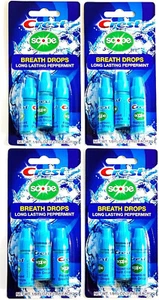 Crest Scope Breath Drops, Long Lasting Peppermint Liquid Breath Fresheners 12 PK - Picture 1 of 2