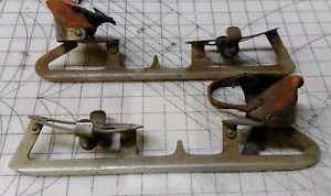 Antique Steel Ice Skates,Union Hardware Co Torrington, Conn, USA 13 inch blade - Picture 1 of 5