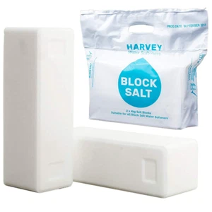 Harveys Water Softener Block Salt Suitable for all Water Softeners UK Block Salt - Picture 1 of 14