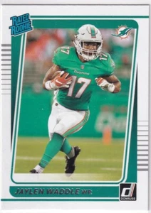 Jaylen Waddle Miami Dolphins 2021 novato con clasificación Donrus #263 - Imagen 1 de 1