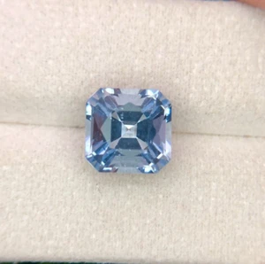 Acquamarina naturale sfaccettata Santa Maria blu 5,2 ct pietra preziosa sfusa Madagascar - Foto 1 di 2