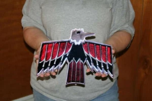 VINTAGE PONTIAC FIREBIRD EMBLEM / METAL ART SIGN (SMALL 12X9) - Picture 1 of 3