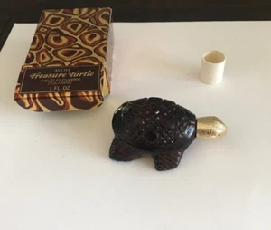 AVON Treasure Turtle PERSIAN WOOD Filed Flowers COLOGNE 1 fl. oz. - Picture 1 of 4