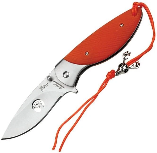 Cuchillo Plegable Manual Elk Ridge 7" Cerradura Forro General G10 Mango Naranja EP-001OR Foto 1 de 4
