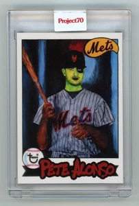 2021 Topps Project 70 Card #316 - 1979 Pete Alonso by Jonas Never Mets PR /1212 - Picture 1 of 2