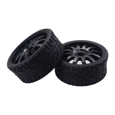 2 x RC Auto Gummireifen Räder für Redcat HSP HPI Hobao 1/8 On-Road Auto - Bild 1 von 4