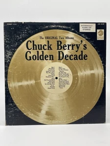 CHUCK BERRY'S GOLDEN DECADE 2-LP SET VG+ VINYL RECORD GATEFOLD CHESS - Picture 1 of 7