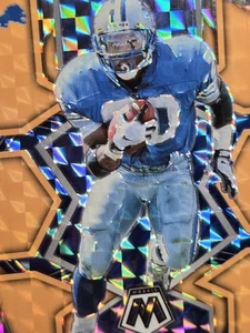 Mosaico Barry Sanders #206 2022 - Naranja Fluorescente Prizm/25 - Detroit Lions - Imagen 1 de 4