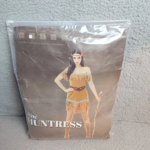 Hauntlook Hide Huntress Costume Sz M Native Indian Pocahontas Halloween NEW - Picture 1 of 5