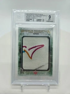 2013 SPORTKINGS PREMIUM REDEMPTION JUMBO MEMORABILIA! 1/1 - GREG NORMAN - BGS 9 - Picture 1 of 2