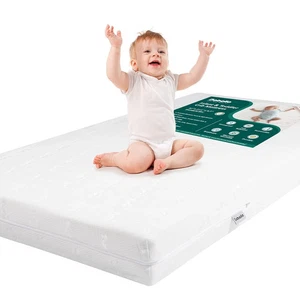 Babelio BEBSO01 Materasso Culla Traspirante, Doppio Lato, Memory Foam, Impermeabile - Foto 1 di 13