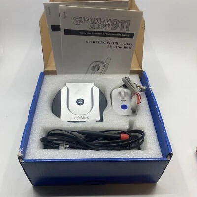 Sistema completo compatible con voz LogicMark 30911 Guardian Alert 911 con colgante Foto 1 de 4