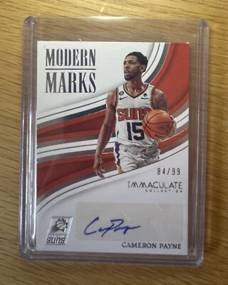 2022-23 Panini Immaculate Cameron Payne Marcas Modernas Autógrafo 84/99 - IMO-CPA Foto 1 de 3