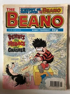 Vintage Beano Comic #2843 January 1997 Dennis & Gnasher 627B - Imagen 1 de 1