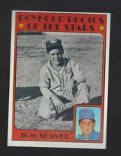 1972  TOPPS  BOYHOOD  PHOTOS  TOM  SEAVER  # 347   NEAR MINT 