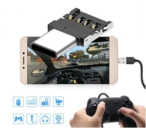 TYPE C to USB Adapter Male to USB Female Converter OTG Mouse Keyboard Mobile Pho - Picture 1 of 10
