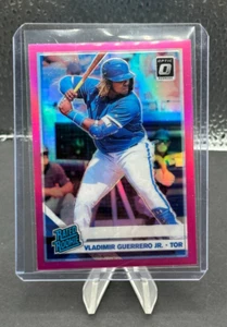 Donruss Optic Baseball 2019 Vladimir Guerrero Jr Rated Rookie Pink Prizm #64 ⚾️ - Foto 1 di 2