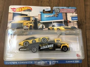 (1) Hot Wheels Legends Tour Team Transport Corvette And Carry IN HAND SHIPS NOW - Picture 1 of 1