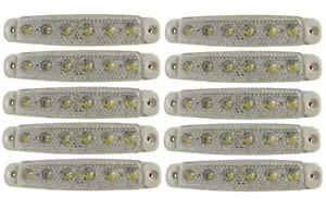 10 x LED 12V BEGRENZUNGSLEUCHTE POSITIONSLEUCHTE SEITENMARKIERUNGSLEUCHTE LKW - Bild 1 von 4
