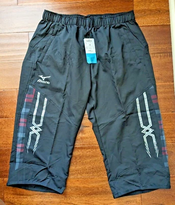 Pantalones Mizuno para Mujer M/L Negros Informales Atléticos Gimnasio Entrenamiento Capri Bolsillos Nuevos con Etiquetas Foto 1 de 4